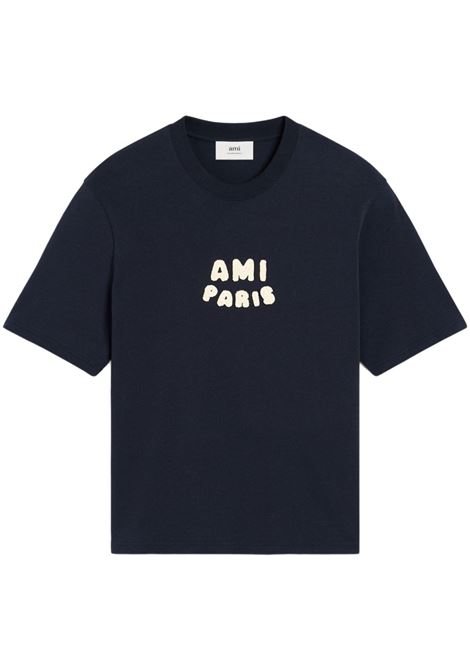 t.shirt ap logo unisex navy AMI PARIS | UTS075.7264011